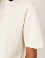 slubby regular fit t-shirt in white