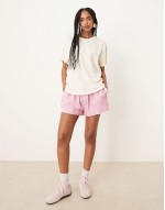 slubby regular fit t-shirt in white