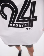 graphic 24 Sports NYC tee in white