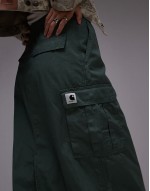 cargo maxi skirt in green
