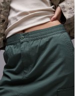 cargo maxi skirt in green