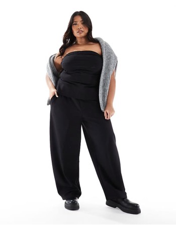 Curve co-ord ponte BLACK