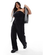 Curve co-ord ponte BLACK